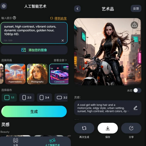 人工智能艺术生成器软件(AI Art Generator)v1.2.2 中文免费版