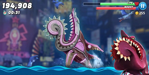 饥饿鲨世界破解版无限钻石金币珍珠下载v4.9.2截图3