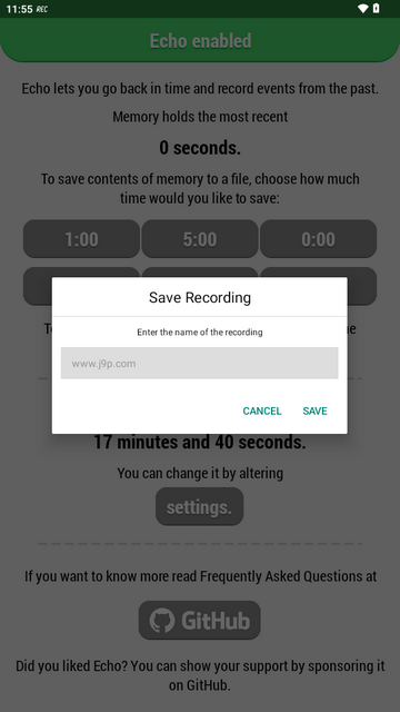 Echo回声录音软件v2.0.0 开源版