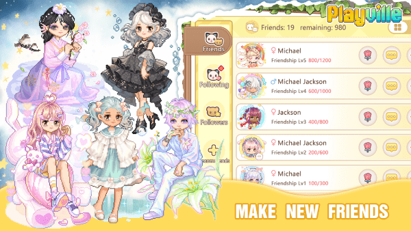 梦幻社交岛游戏(Playville)1.0.23 安卓版