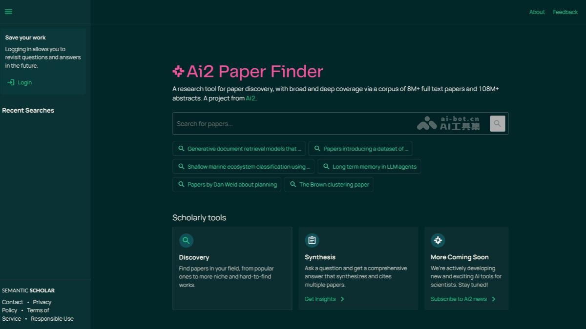 Ai2 PaperFinder