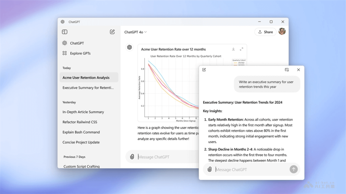 ChatGPT Windows desktop app