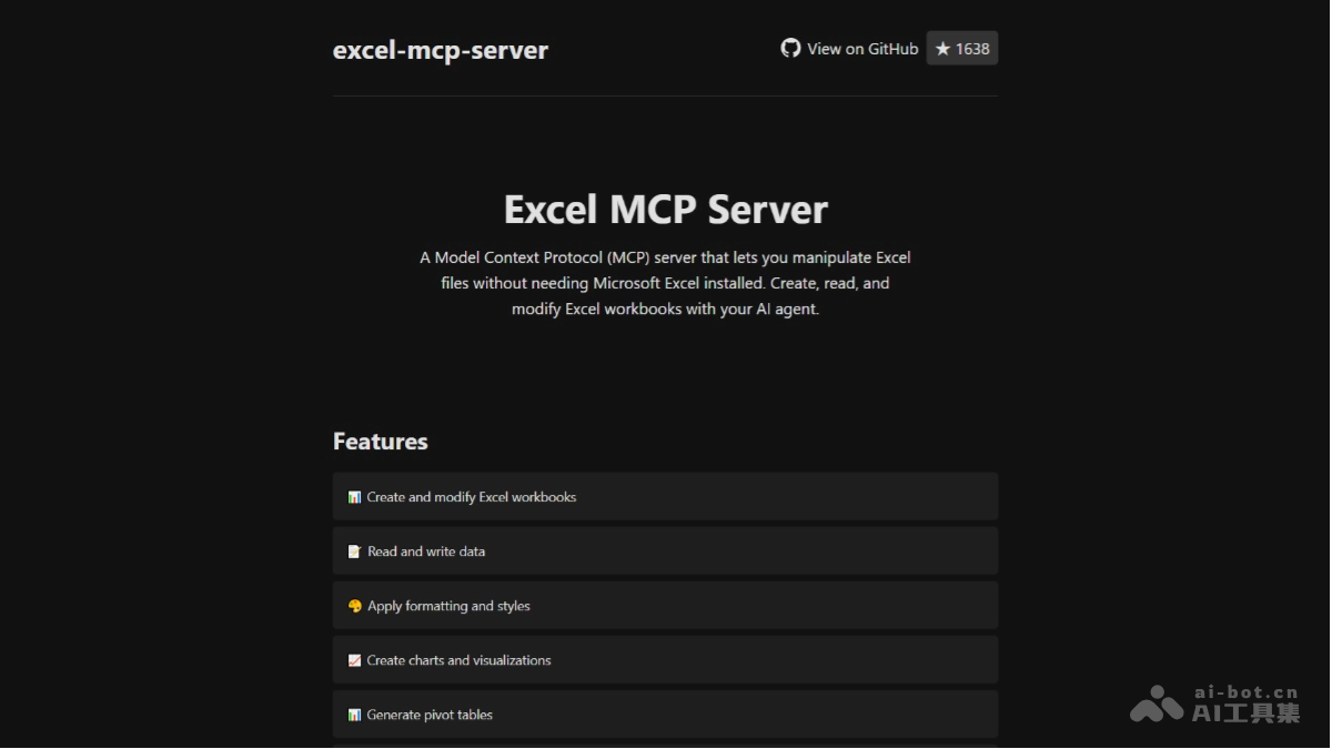 Excel MCP Server