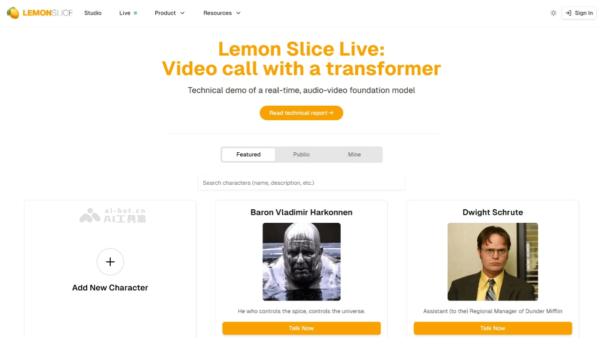 Lemon Slice Live