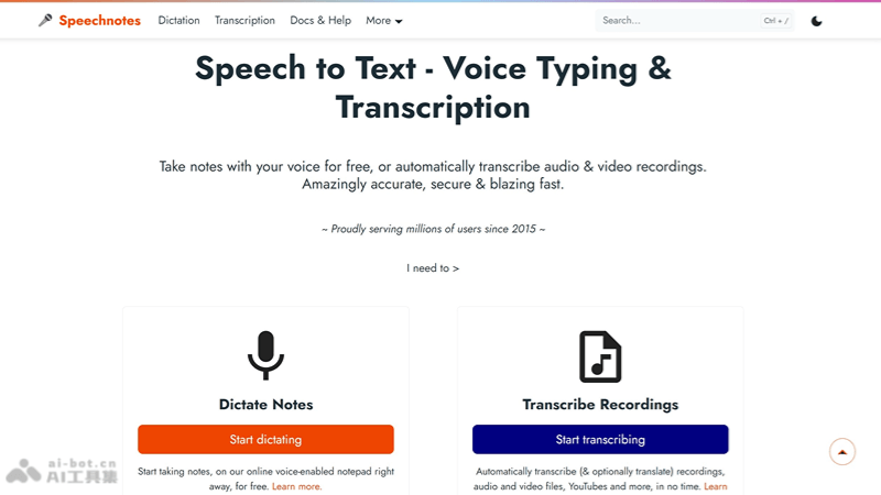 Speechnotes