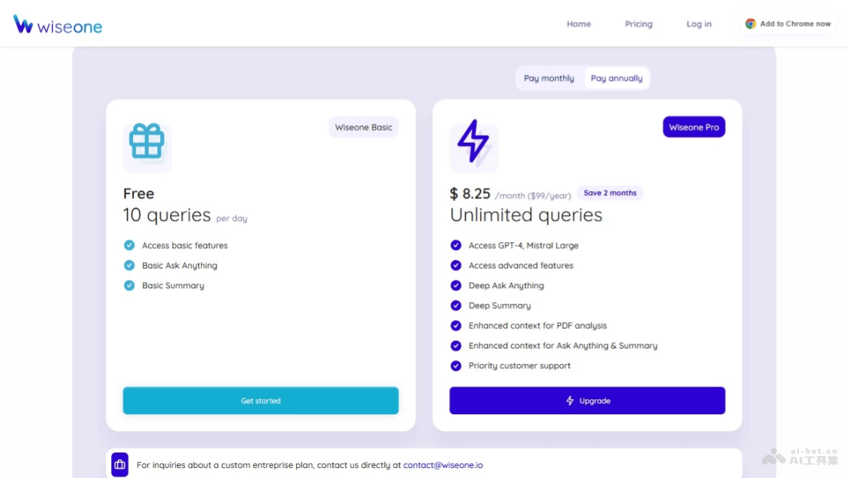 Wiseone-website
