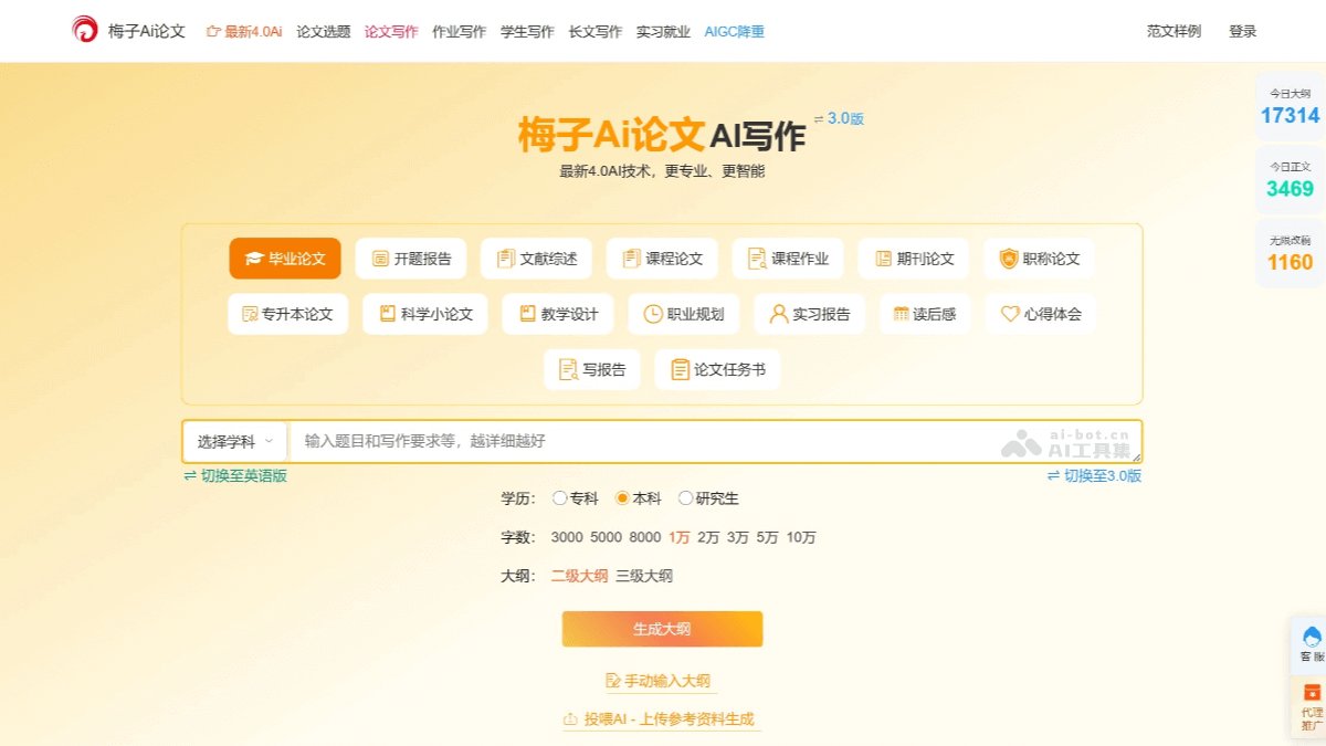 梅子Ai论文